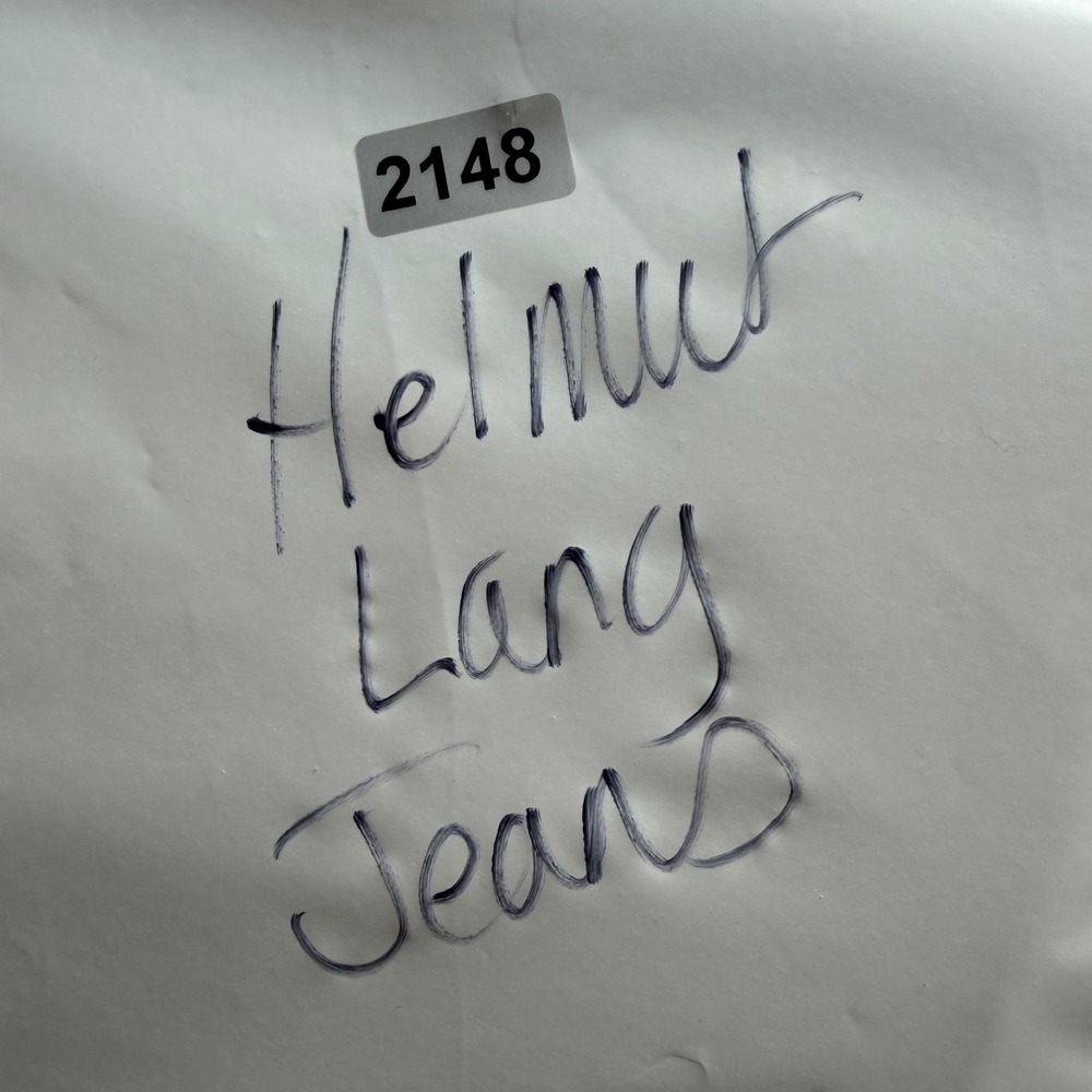 Helmut Lang Dark Vintage Skinny Jeans Womens Size 31 Denim Minimalist Chic - Picture 13 of 13